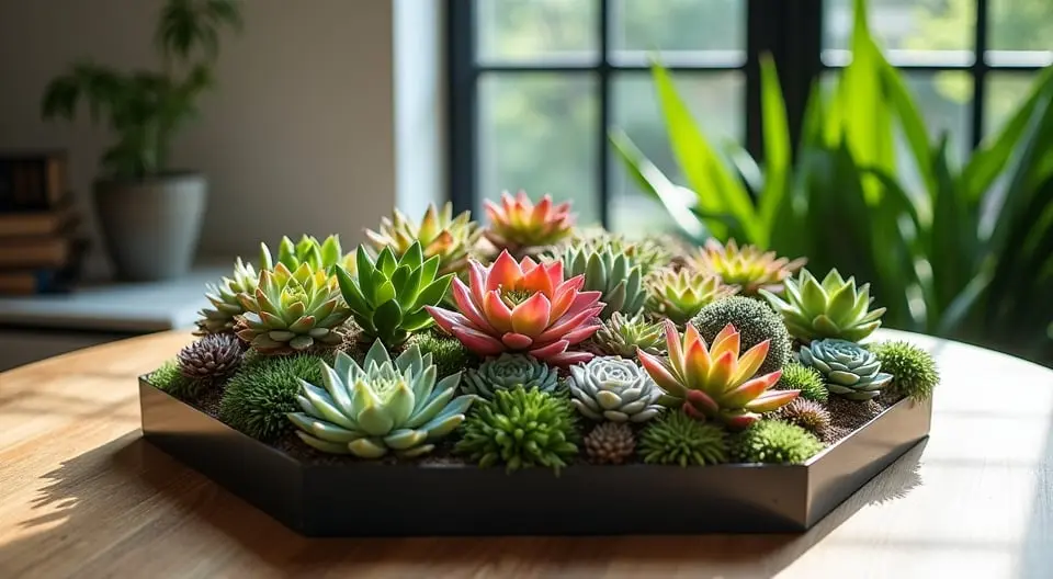 SuculentasParaDecoração, ArranjosDeSuculentas, PlantasParaMesaDeCentro, DecoraçãoComSuculentas, TerrárioDeSuculentas, SuculentasEmVidro, DecoraçãoNatural, PlantasOrnamentais, JardinagemInterior, SuculentasFáceisDeCuidar