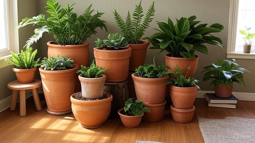 Agrupar plantas de tamanhos variados cria um visual natural e harmonioso na decoração